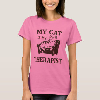 Meine Katze ist mein Therapeut - Funny Cat Lover T T-Shirt