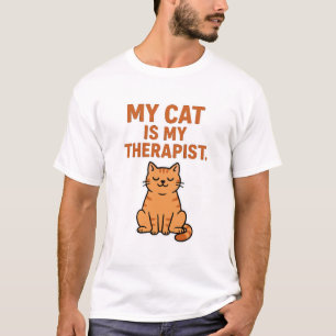 Meine Katze ist mein Therapeut - Funny Cat Lover T T-Shirt