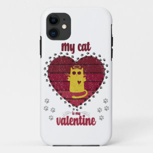 Meine Katze ist mein Valentine Funny Cat lover g Case-Mate iPhone Hülle