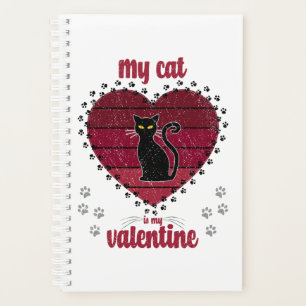 Meine Katze ist mein Valentine   Niedliche Valenti Planer