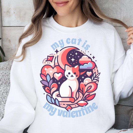 Meine Katze ist mein Valentine Sweatshirt