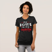 Meine Katze ist mein Valentine T-Shirt (Vorne ganz)