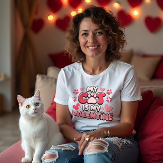 Meine Katze ist mein Valentine T-Shirt