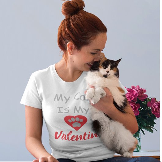 Meine Katze ist mein Valentine T-Shirt