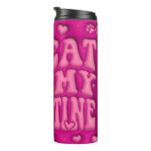 Meine Katze ist mein Valentine Thermosbecher (Nach rechts gedreht)
