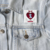 Meine Katze ist mein Valentine | Valentingeschenk Button (Beispiel)