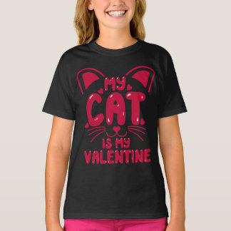 Meine Katze ist mein Valentine Valentinstag 2023 G T-Shirt