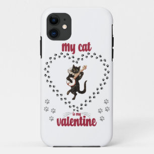 Meine Katze ist mein Valentine Valentinstag für Case-Mate iPhone Hülle