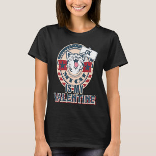 Meine Katze ist mein Valentinstag Anti Valentinst T-Shirt