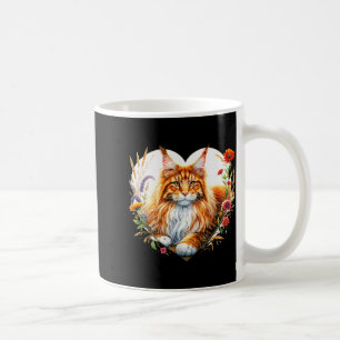Meine Katze ist mein Valentinstag Süße Orange Main Kaffeetasse
