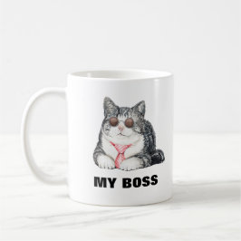 Meine Katze ist meine Bosssonnenbrille Krawatte lu Kaffeetasse