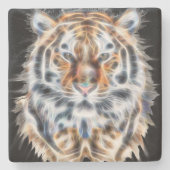 Meine Katze ist Schauspiel herauf Tiger-mutige Steinuntersetzer (Vorderseite)