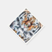 Meine Katze ist Schauspiel Up Tiger Beobachtung de Serviette (Ecke)