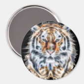 Meine Katze ist Schauspiel Up Tiger Bold Energy Magnet (Vorderseite/Rückseite)