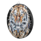 Meine Katze ist Schauspiel Up Tiger Gesichtsenergi Dartscheibe (Vorderseite rechts)