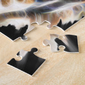 Meine Katze ist Schauspiel Up Tiger Gesichtsenergi Puzzle (Seite)