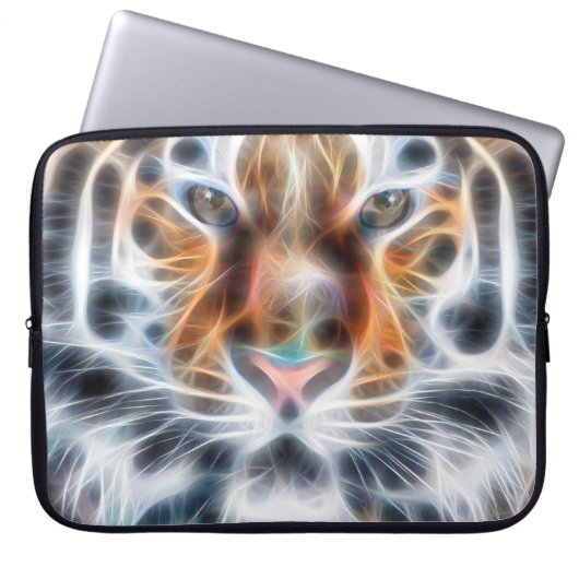 Meine Katze ist Schauspiel Up Tiger Head Energy Laptopschutzhülle (Vorderseite)