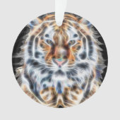 Meine Katze ist Schauspiel Up Tiger Head Energy Ornament (Vorderseite)