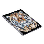 Meine Katze ist Schauspiel Up Tiger Portrait Energ Notizblock (Rechte Seite)