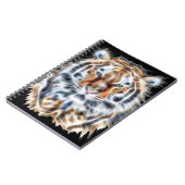 Meine Katze ist Schauspiel Up Tiger Portrait Energ Notizblock (Linke Seite)