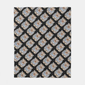 Meine Katze ist Schauspiel Up Tiger Style Energy Fleecedecke (Vorderseite)