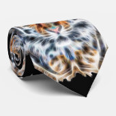 Meine Katze ist Schauspiel Up Wild Tiger Energy Krawatte (Gerollt)