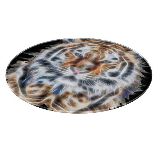 Meine Katze ist Schauspiel Up Wild Tiger Energy Schneidebrett (Ecke)