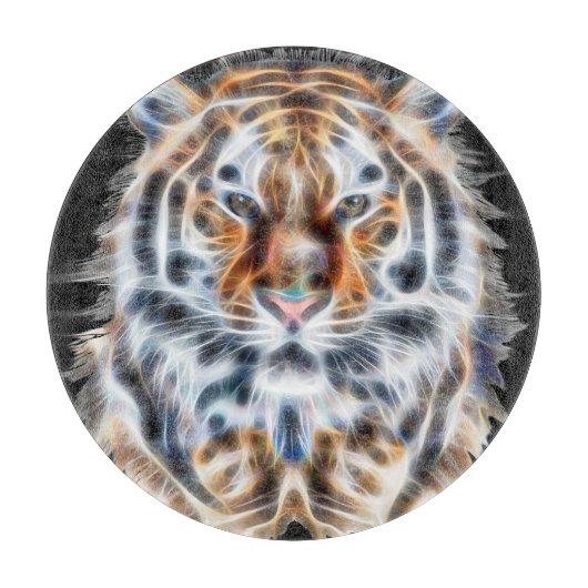 Meine Katze ist Schauspiel Up Wild Tiger Energy Schneidebrett (Vorderseite)