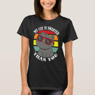 Meine Katze ist schlauer als du, lustiges Katzen-M T-Shirt