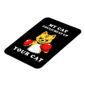 Meine Katze könnte deine Katze aufschlagen Magnet (Linke Seite)