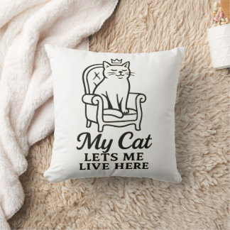 Meine Katze Lasse mich hier - Funny Cat Lover Art Kissen