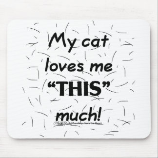 Meine Katze Liebe mir dieses sehr katzenhaar Mousepad