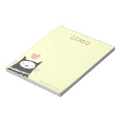 Meine Katze Lieben Ich glückliche Katzenkatze über Notizblock (Rotiert)