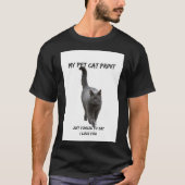 Meine Katze Print Funny Cat T - Shirt Liebe (Vorderseite)