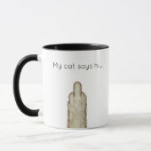 Meine Katze sagt Hallo... Tasse (Links)