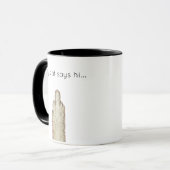 Meine Katze sagt Hallo... Tasse (Vorderseite Links)