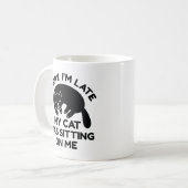 Meine Katze saß auf mir Kaffeetasse (Vorderseite Links)