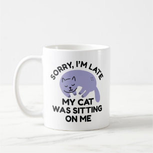 Meine Katze saß auf mir Kaffeetasse