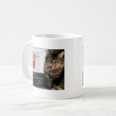 Meine Katze studiert am MIT Kaffeetasse (Vorderseite Links)
