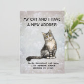 Meine Katze und ich haben die Ankündigung verschob (Stehend Vorderseite)