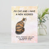 Meine Katze und ich haben die Ankündigung verschob (Stehend Vorderseite)