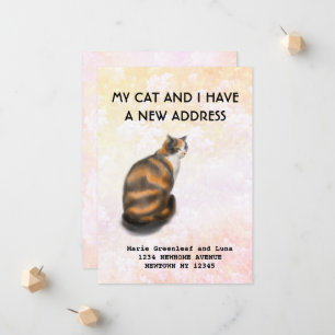 Meine Katze und ich haben die Ankündigung verschob