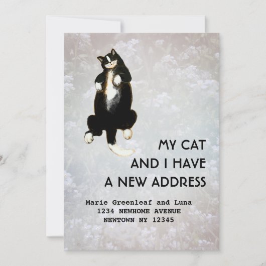 Meine Katze und ich haben die Ankündigung verschob (Vorderseite)