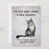 Meine Katze und ich haben die Ankündigung verschob (Vorderseite)