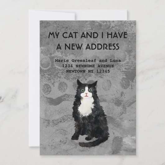 Meine Katze und ich haben die Ankündigung verschob (Vorderseite)