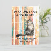 Meine Katze und ich haben die Ankündigung verschob (Stehend Vorderseite)