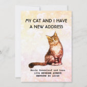 Meine Katze und ich haben die Ankündigung verschob (Vorderseite)