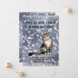 Meine Katze und ich haben die Ankündigung verschob