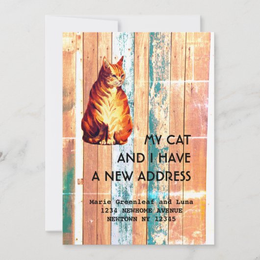 Meine Katze und ich haben die Ankündigung verschob (Vorderseite)