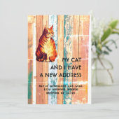 Meine Katze und ich haben die Ankündigung verschob (Stehend Vorderseite)